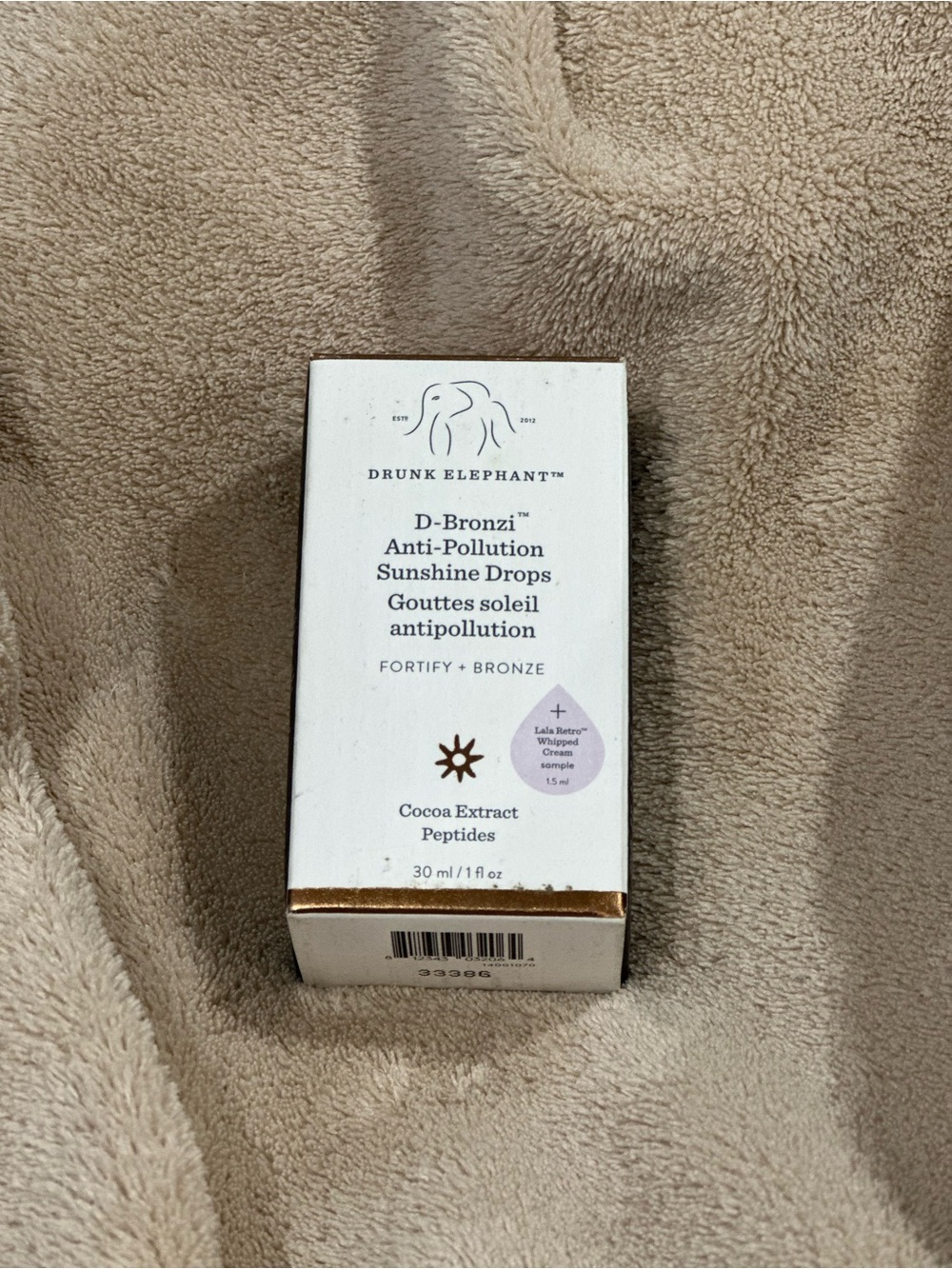 Drunk Elephant White and Silver Mini Skincare Box